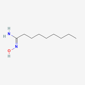 molecular formula C9H20N2O B13119109 N'-hydroxynonanimidamide 