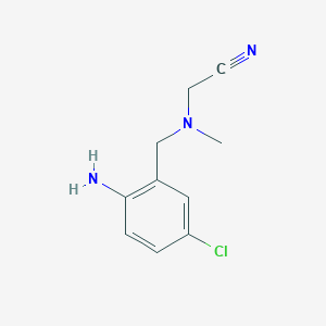 2-((2-Amino-5-chlorobenzyl)(methyl)amino)acetonitrile