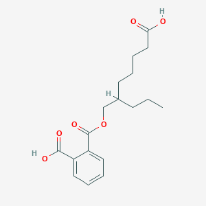 molecular formula C18H24O6 B13119174 Mono(2-propyl-6-carboxyhexyl) phthalate CAS No. 1412411-10-9