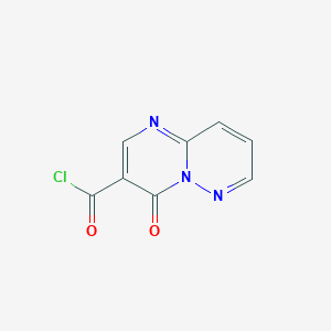 4-Oxo-4H-pyrimido[1,2-B]pyridazine-3-carbonyl chloride