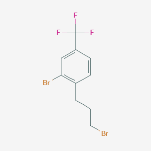 2-Bromo-1-(3-bromopropyl)-4-(trifluoromethyl)benzene