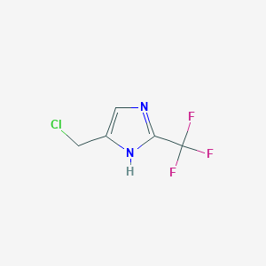 5-(Chloromethyl)-2-(trifluoromethyl)-1H-imidazole