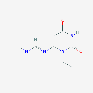 N'-(3-Ethyl-2,6-dioxo-1,2,3,6-tetrahydro-4-pyrimidinyl)-N,N-dimethylimidoformamide