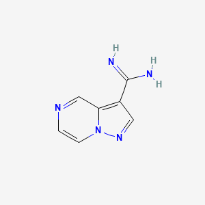 Pyrazolo[1,5-a]pyrazine-3-carboximidamide