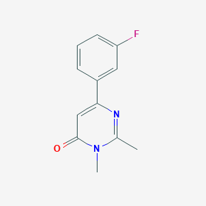 6-(3-Fluorophenyl)-2,3-dimethylpyrimidin-4(3H)-one