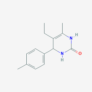 5-Ethyl-6-methyl-4-(p-tolyl)-3,4-dihydropyrimidin-2(1H)-one