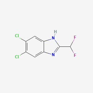 5,6-Dichloro-2-(difluoromethyl)-1H-benzo[d]imidazole