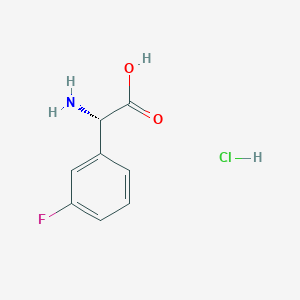 (S)-2-Amino-2-(3-fluorophenyl)aceticacidhydrochloride