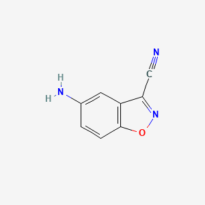 5-Aminobenzo[d]isoxazole-3-carbonitrile