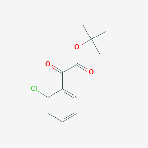 tert-Butyl2-(2-chlorophenyl)-2-oxoacetate