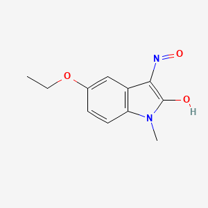 5-Ethoxy-3-(hydroxyimino)-1-methylindolin-2-one