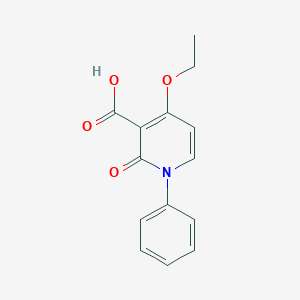 4-Ethoxy-2-oxo-1-phenyl-1,2-dihydropyridine-3-carboxylic acid