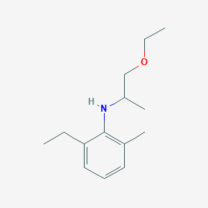 N-(1-ethoxypropan-2-yl)-2-ethyl-6-methylaniline