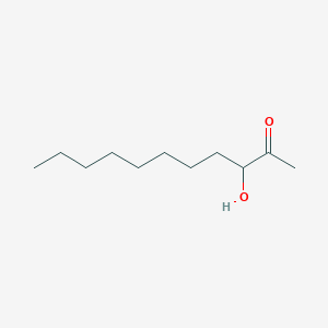 molecular formula C11H22O2 B13119575 3-Hydroxyundecan-2-one 