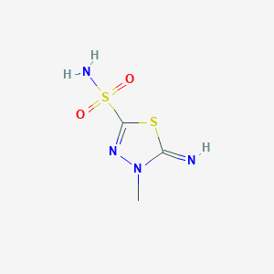 5-Imino-4-methyl-1,3,4-thiadiazole-2-sulfonamide