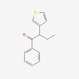 1-Phenyl-2-(thiophen-3-yl)butan-1-one