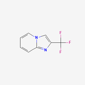 molecular formula C8H5F3N2 B1311960 2-(Trifluoromethyl)imidazo[1,2-a]pyridine CAS No. 73221-12-2