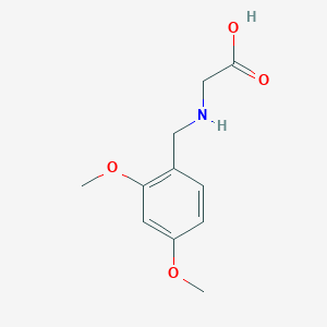 molecular formula C11H15NO4 B1311963 (2,4-Dimethoxy-benzylamino)-acetic acid CAS No. 20839-79-6