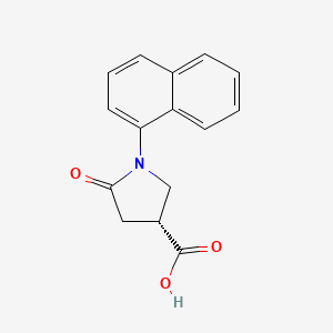 (R)-1-(Naphthalen-1-yl)-5-oxopyrrolidine-3-carboxylicacid