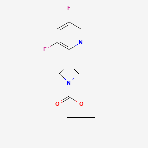 tert-Butyl3-(3,5-difluoropyridin-2-yl)azetidine-1-carboxylate