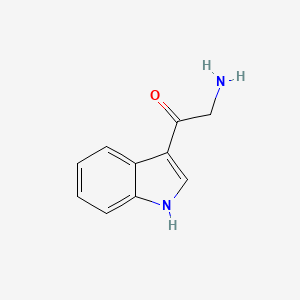 molecular formula C10H10N2O B1311969 2-amino-1-(1H-indol-3-yl)ethanone CAS No. 87084-40-0