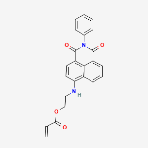 2-[(1,3-Dioxo-2-phenylbenzo[de]isoquinolin-6-yl)amino]ethyl prop-2-enoate