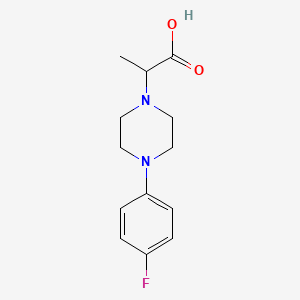 2-(4-(4-Fluorophenyl)piperazin-1-yl)propanoicacid