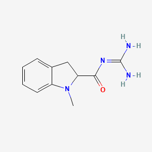 N-(Diaminomethylene)-1-methylindoline-2-carboxamide