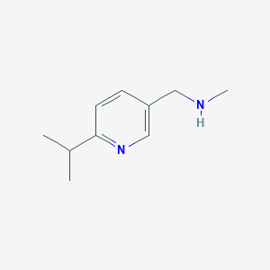 1-(6-Isopropylpyridin-3-yl)-N-methylmethanamine