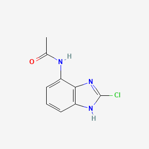 N-(2-Chloro-1H-benzo[d]imidazol-7-yl)acetamide