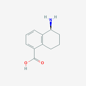 (S)-5-amino-5,6,7,8-tetrahydronaphthalene-1-carboxylicacidhydrochloride