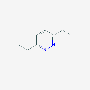 molecular formula C9H14N2 B13119849 3-Ethyl-6-isopropylpyridazine 