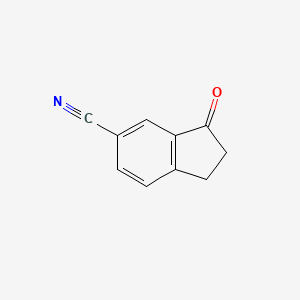 molecular formula C10H7NO B1311986 6-Cyano-1-indanone CAS No. 69975-66-2