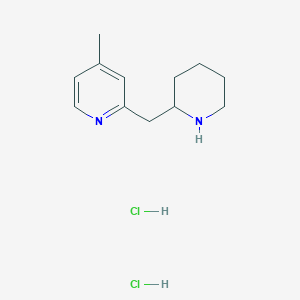 4-Methyl-2-(piperidin-2-ylmethyl)pyridine dihydrochloride