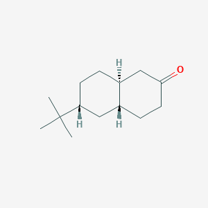 molecular formula C14H24O B13119885 rel-(4aR,6R,8aS)-6-(tert-Butyl)octahydronaphthalen-2(1H)-one CAS No. 24817-28-5