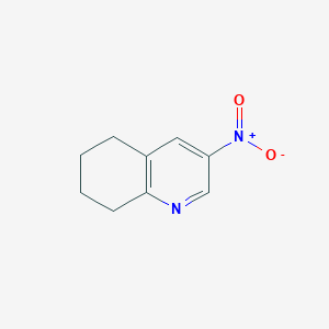 molecular formula C9H10N2O2 B1311990 3-Nitro-5,6,7,8-tetrahydroquinoline CAS No. 84531-35-1