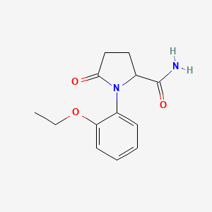 1-(2-Ethoxyphenyl)-5-oxopyrrolidine-2-carboxamide