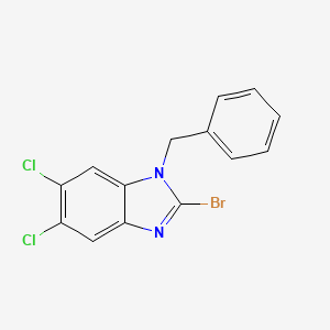 1-Benzyl-2-bromo-5,6-dichloro-1H-benzimidazole