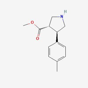 Methyl(3S,4R)-4-(p-tolyl)pyrrolidine-3-carboxylate