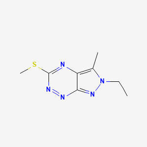 2-Ethyl-3-methyl-5-(methylthio)-2H-pyrazolo[4,3-e][1,2,4]triazine