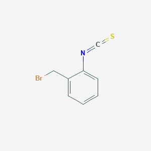 molecular formula C8H6BrNS B1311997 1-(Bromomethyl)-2-isothiocyanatobenzene CAS No. 108288-40-0