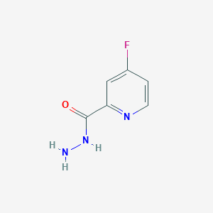 molecular formula C6H6FN3O B13119988 4-Fluoropicolinohydrazide 