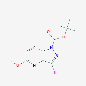 Tert-butyl 3-iodo-5-methoxypyrazolo[4,3-b]pyridine-1-carboxylate