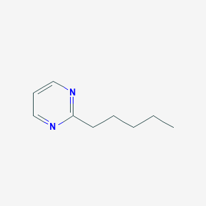 molecular formula C9H14N2 B13120055 2-Pentylpyrimidine 