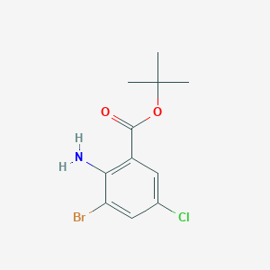 tert-Butyl 2-amino-3-bromo-5-chlorobenzoate