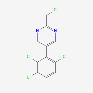 2-(Chloromethyl)-5-(2,3,6-trichlorophenyl)pyrimidine