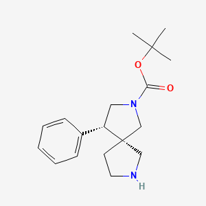 tert-Butyl (4S,5S)-4-phenyl-2,7-diazaspiro[4.4]nonane-2-carboxylate