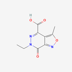 6-Ethyl-3-methyl-7-oxo-6,7-dihydro[1,2]oxazolo[3,4-d]pyridazine-4-carboxylic acid