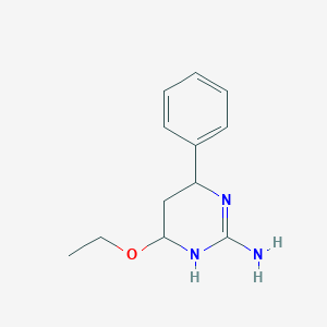 4-Ethoxy-6-phenyl-1,4,5,6-tetrahydropyrimidin-2-amine