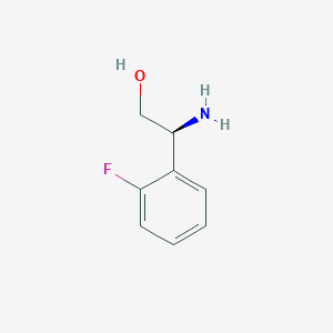 molecular formula C8H10FNO B1312015 (2S)-2-Amino-2-(2-fluorophenyl)ethan-1-OL CAS No. 224434-02-0